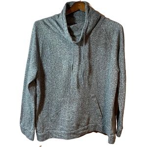 Derek Heart - Cowl Neck Pullover Sweatshirt - Plus Size